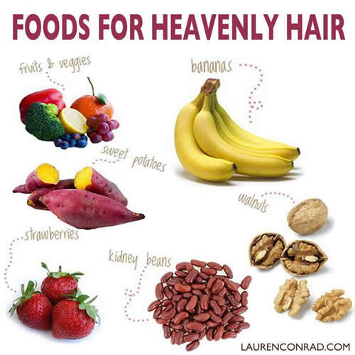 Food for healthy hair,hair tips,fruits,vegetables 