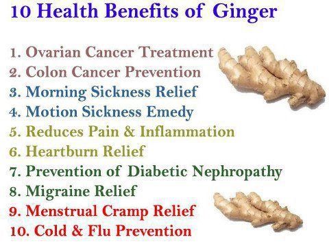 Benefits of  ginger 