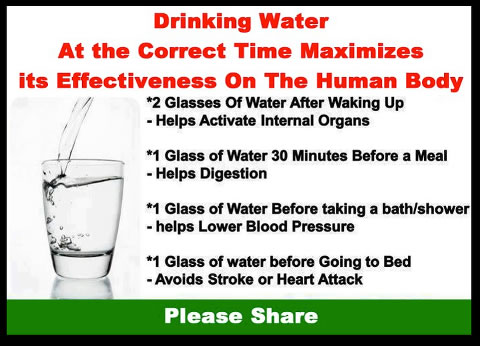 Benefits of drinking water 