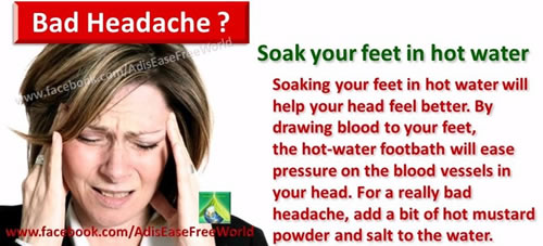 home remedy  for headache