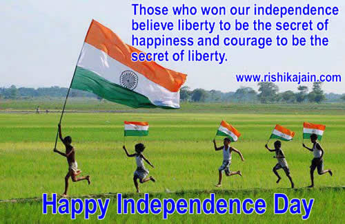 Happy Independence Day (15 August )India, Quotes ,greetings,wishes