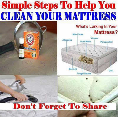 clean your mattress,