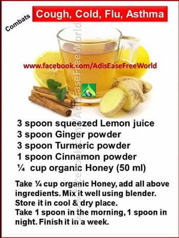 Cough ,Cold,Flu,Asthma: Home remedy 