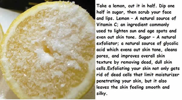 beauty tips,lemon scrub 