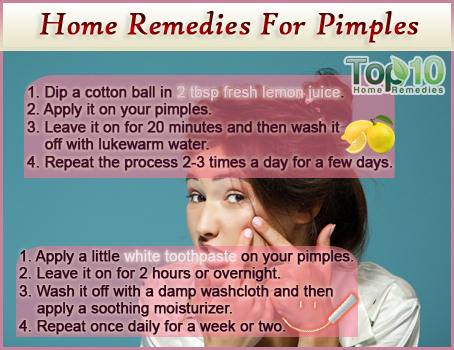 Home remedies for pimples