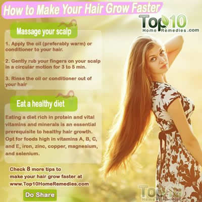 hair grow faster ,tips for hair