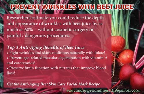 Prevent wrinkles with Beet juice ,beauty tips