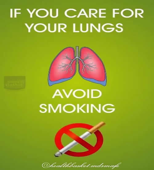 avoid smoking ,