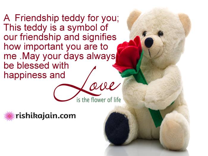 Teddy Bear Day whatsapp status,messages,quotes,images.