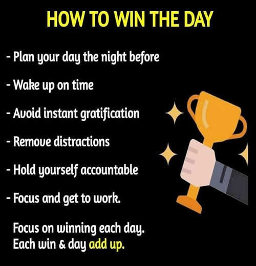 how to win a day